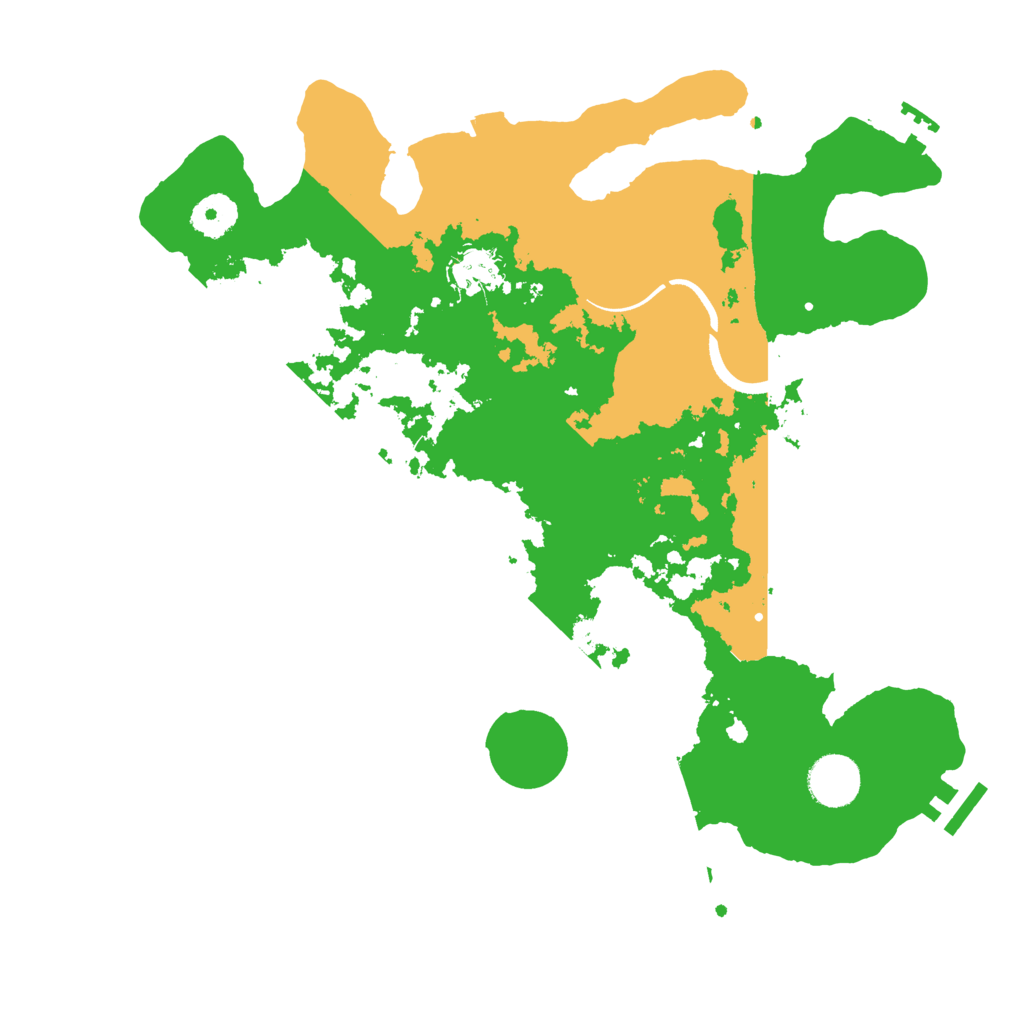 Biome Rust Map: Procedural Map, Size: 3500, Seed: 1322870697