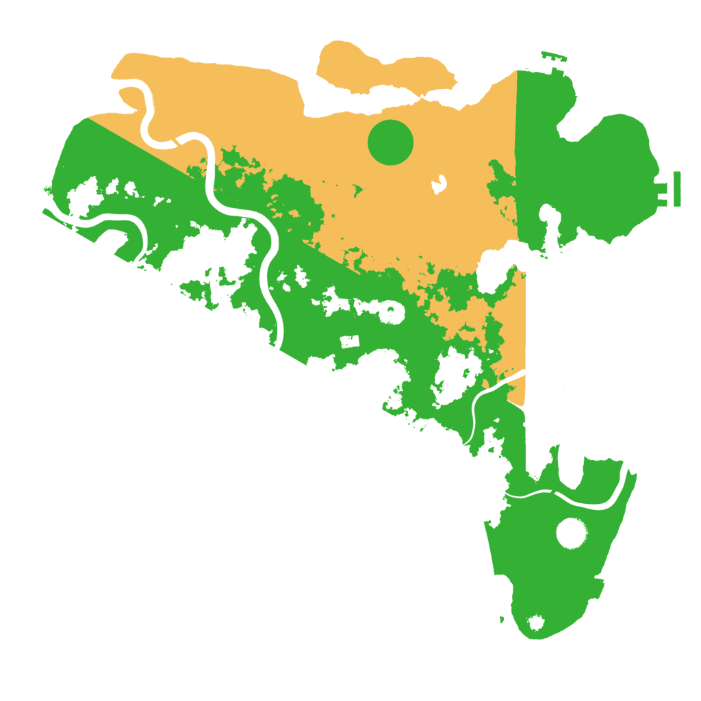 Biome Rust Map: Procedural Map, Size: 4050, Seed: 1446336175