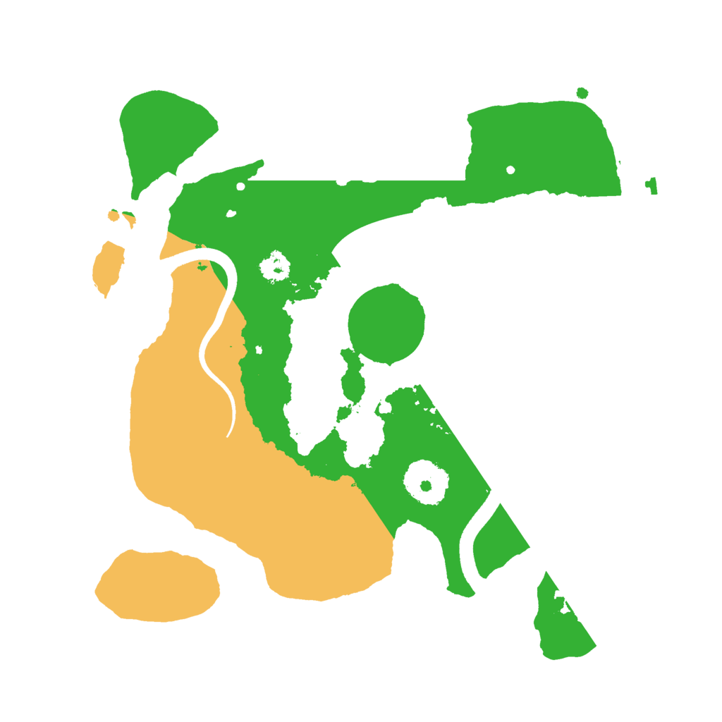 Biome Rust Map: Procedural Map, Size: 2500, Seed: 766486202