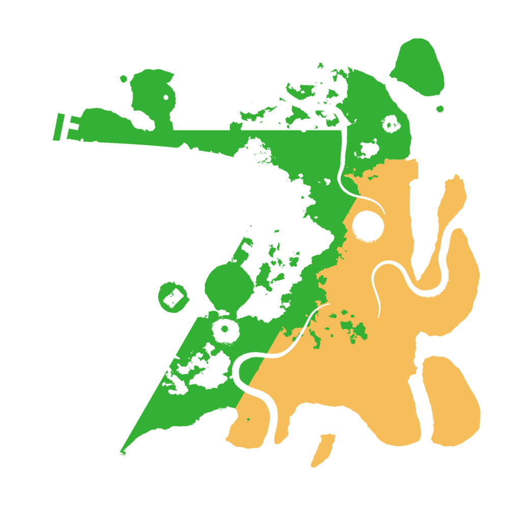 Biome Rust Map: Procedural Map, Size: 3000, Seed: 39948017