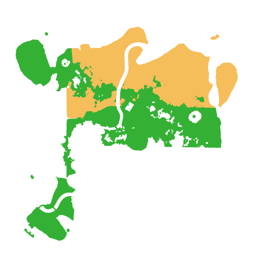 Biome Rust Map: Procedural Map, Size: 3300, Seed: 775242383