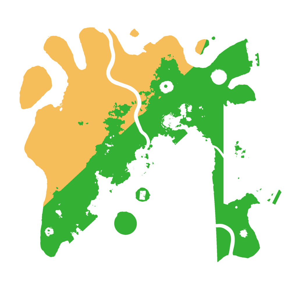 Biome Rust Map: Procedural Map, Size: 3500, Seed: 1242687585