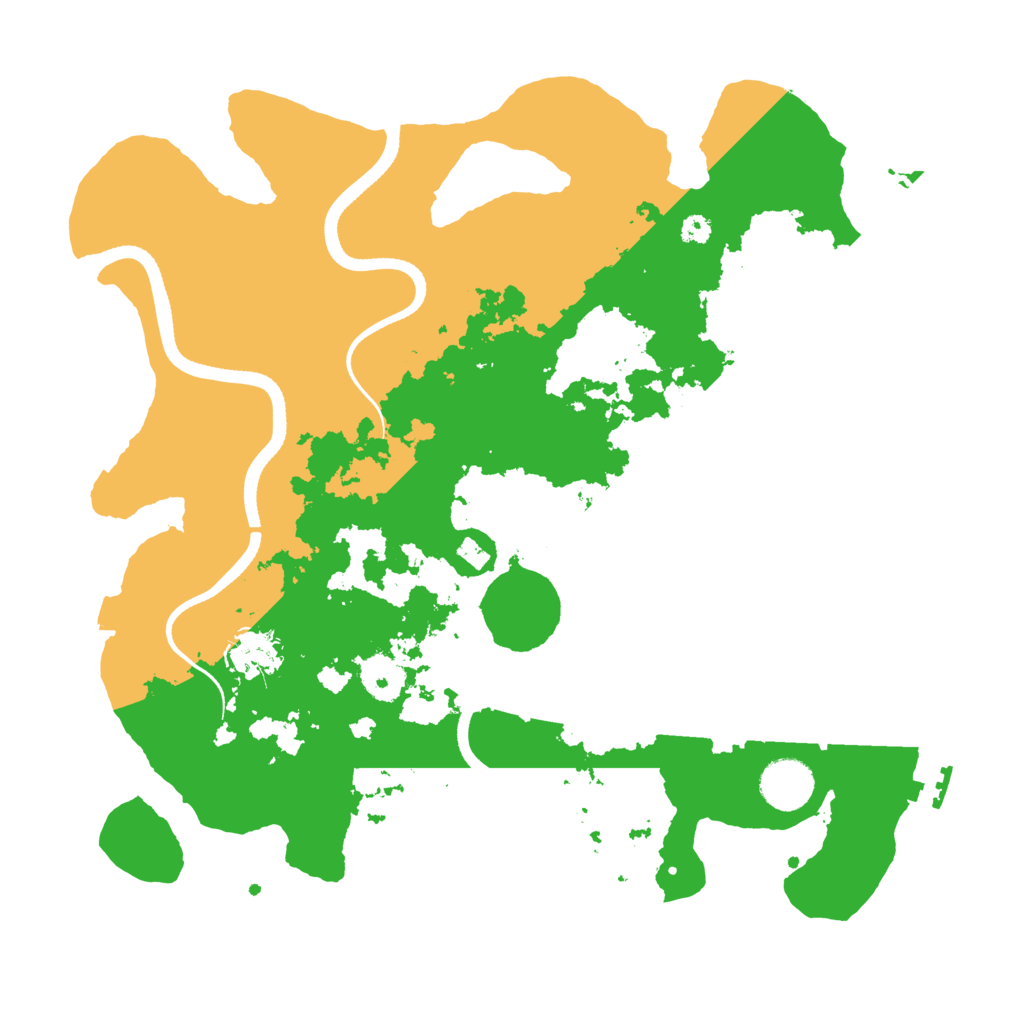 Biome Rust Map: Procedural Map, Size: 3500, Seed: 467268765