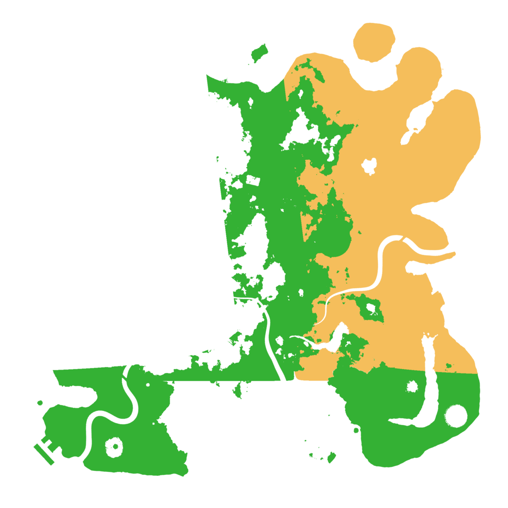 Biome Rust Map: Procedural Map, Size: 4000, Seed: 48731730