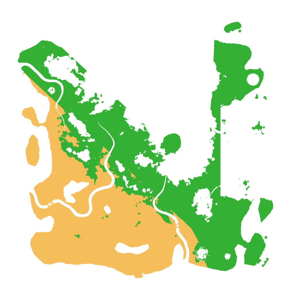 Biome Rust Map: Procedural Map, Size: 4300, Seed: 2352