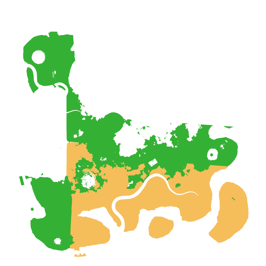 Biome Rust Map: Procedural Map, Size: 3500, Seed: 779950369