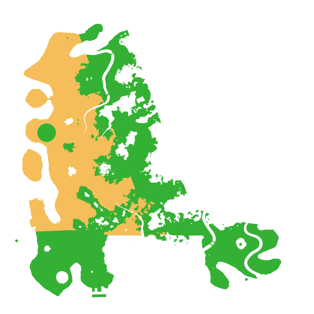 Biome Rust Map: Procedural Map, Size: 4500, Seed: 1324234