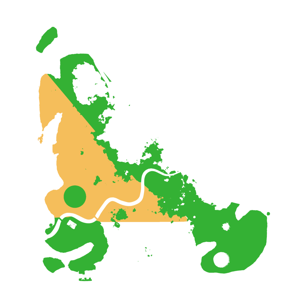 Biome Rust Map: Procedural Map, Size: 3500, Seed: 884727689