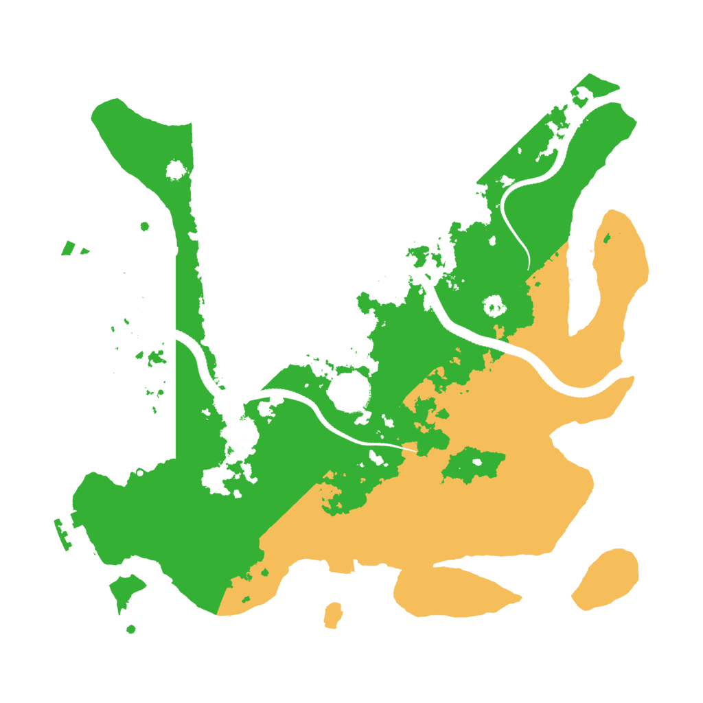 Biome Rust Map: Procedural Map, Size: 3250, Seed: 612266024
