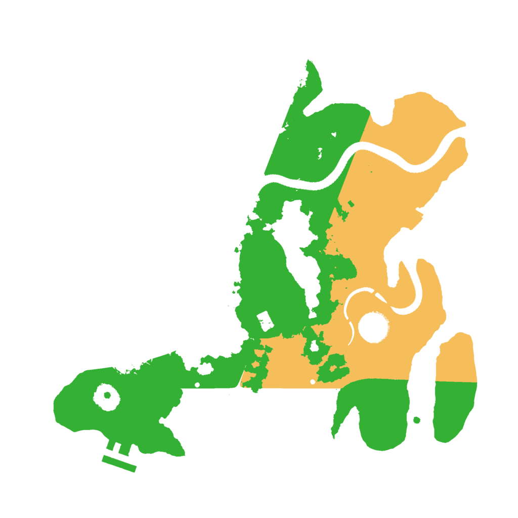 Biome Rust Map: Procedural Map, Size: 3000, Seed: 331535610