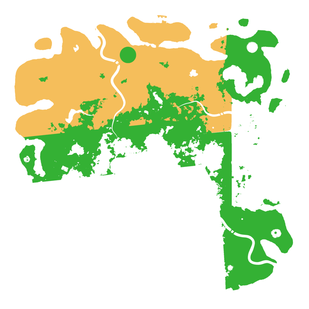 Biome Rust Map: Procedural Map, Size: 5000, Seed: 1823456