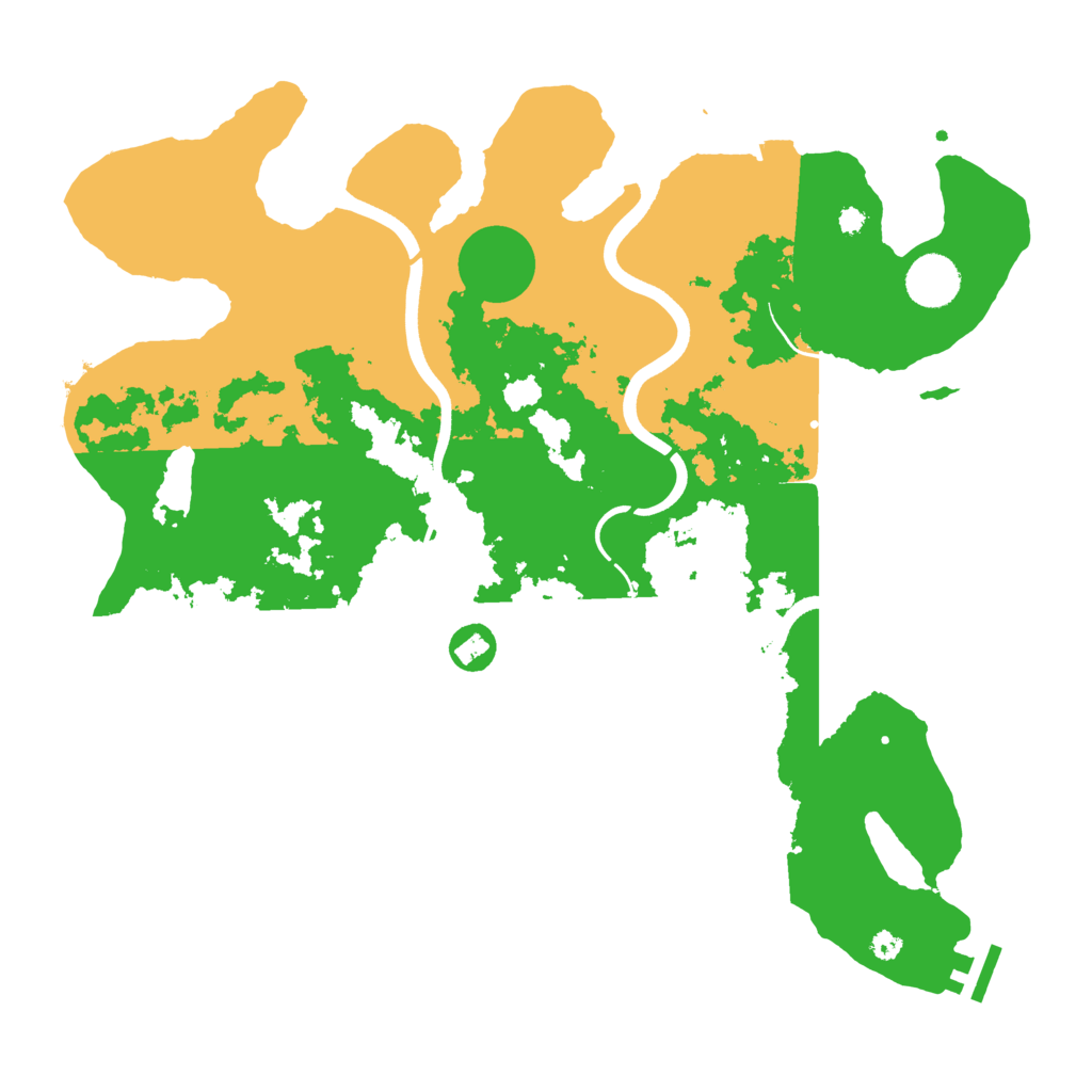 Biome Rust Map: Procedural Map, Size: 3750, Seed: 700000