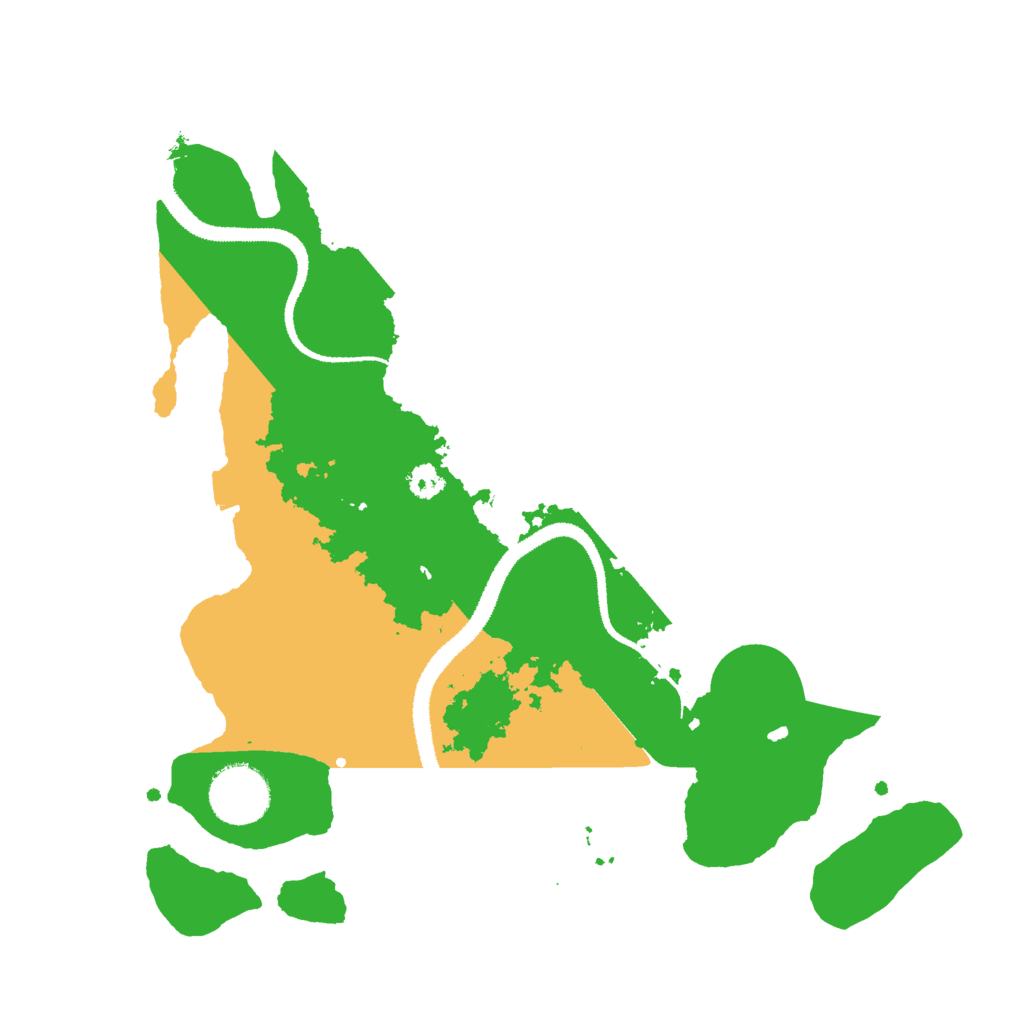 Biome Rust Map: Procedural Map, Size: 3000, Seed: 884727689