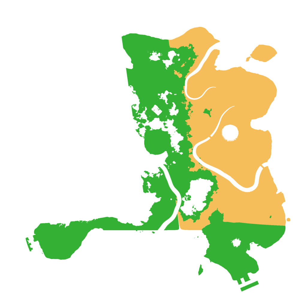 Biome Rust Map: Procedural Map, Size: 3300, Seed: 139117874