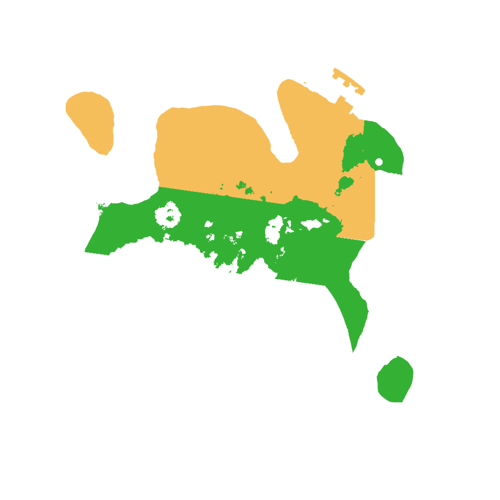 Biome Rust Map: Procedural Map, Size: 2000, Seed: 2119557385