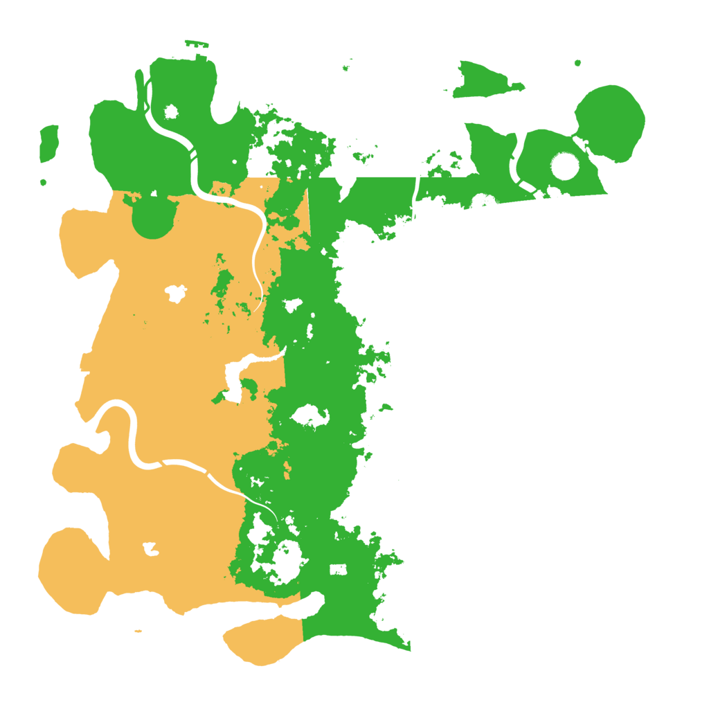 Biome Rust Map: Procedural Map, Size: 4500, Seed: 636904103