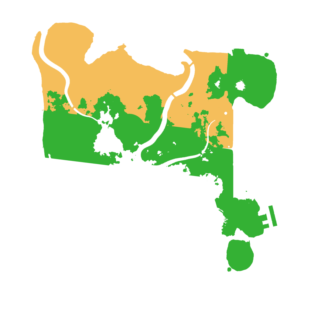 Biome Rust Map: Procedural Map, Size: 3000, Seed: 10955