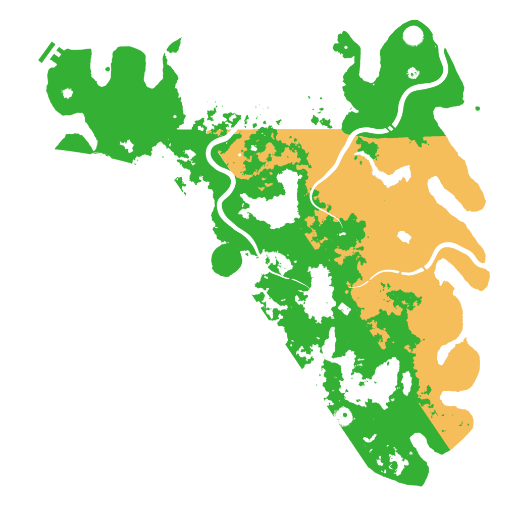 Biome Rust Map: Procedural Map, Size: 4500, Seed: 8130