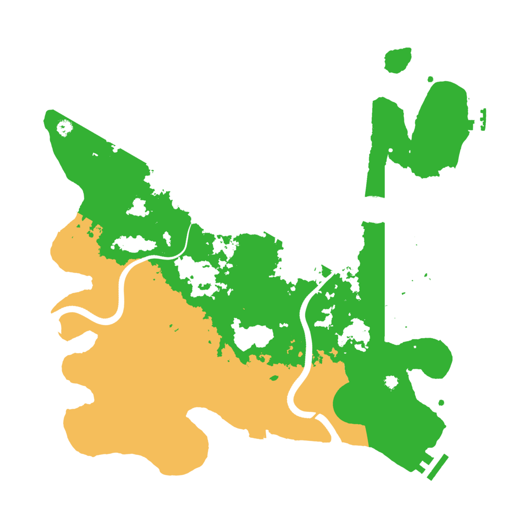 Biome Rust Map: Procedural Map, Size: 3500, Seed: 991021191