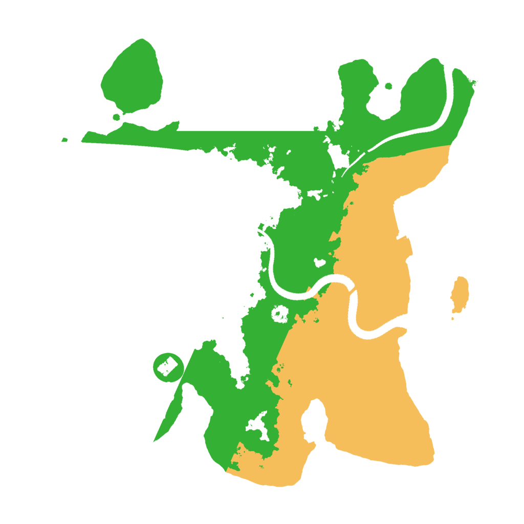 Biome Rust Map: Procedural Map, Size: 3000, Seed: 1617882381