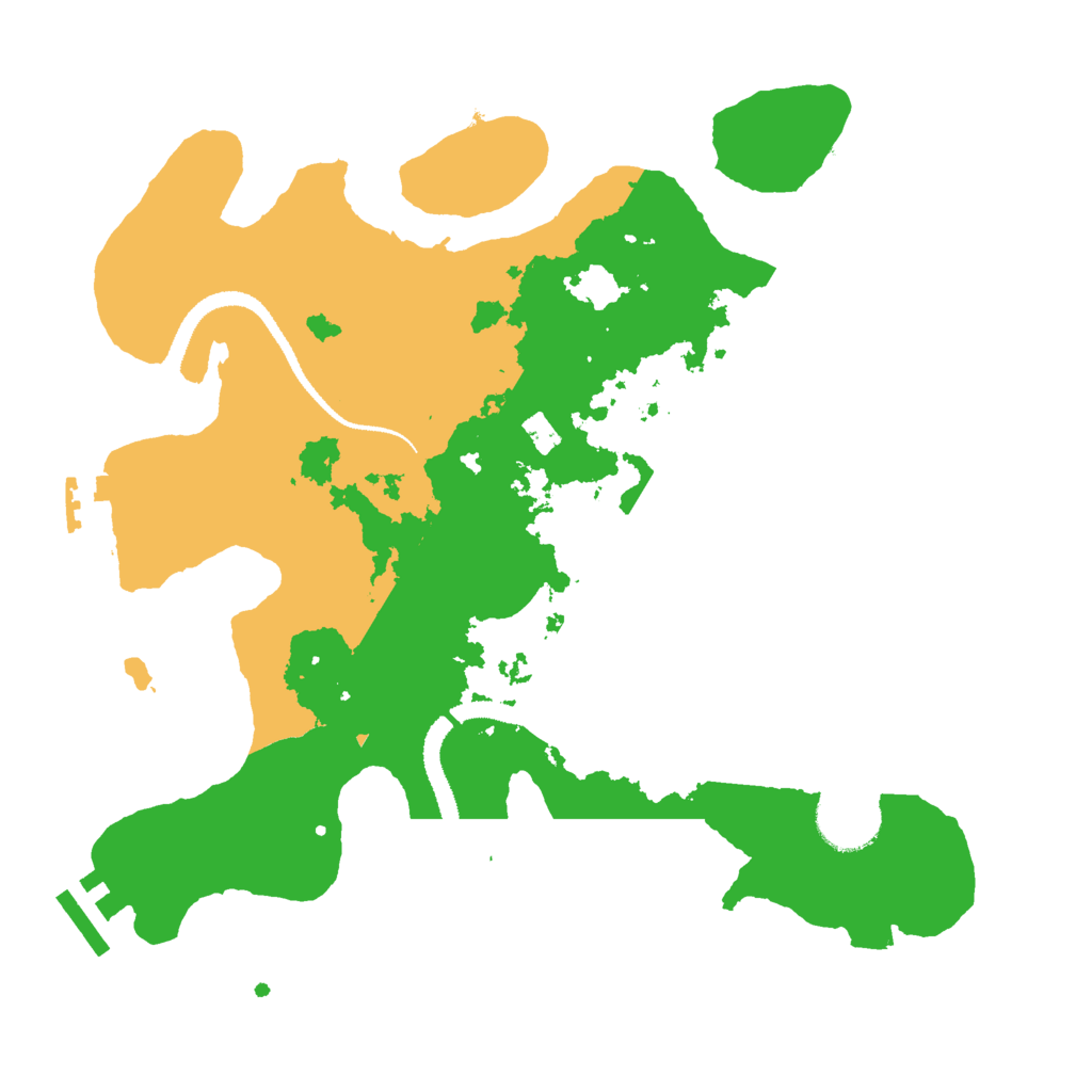 Biome Rust Map: Procedural Map, Size: 3000, Seed: 268972889