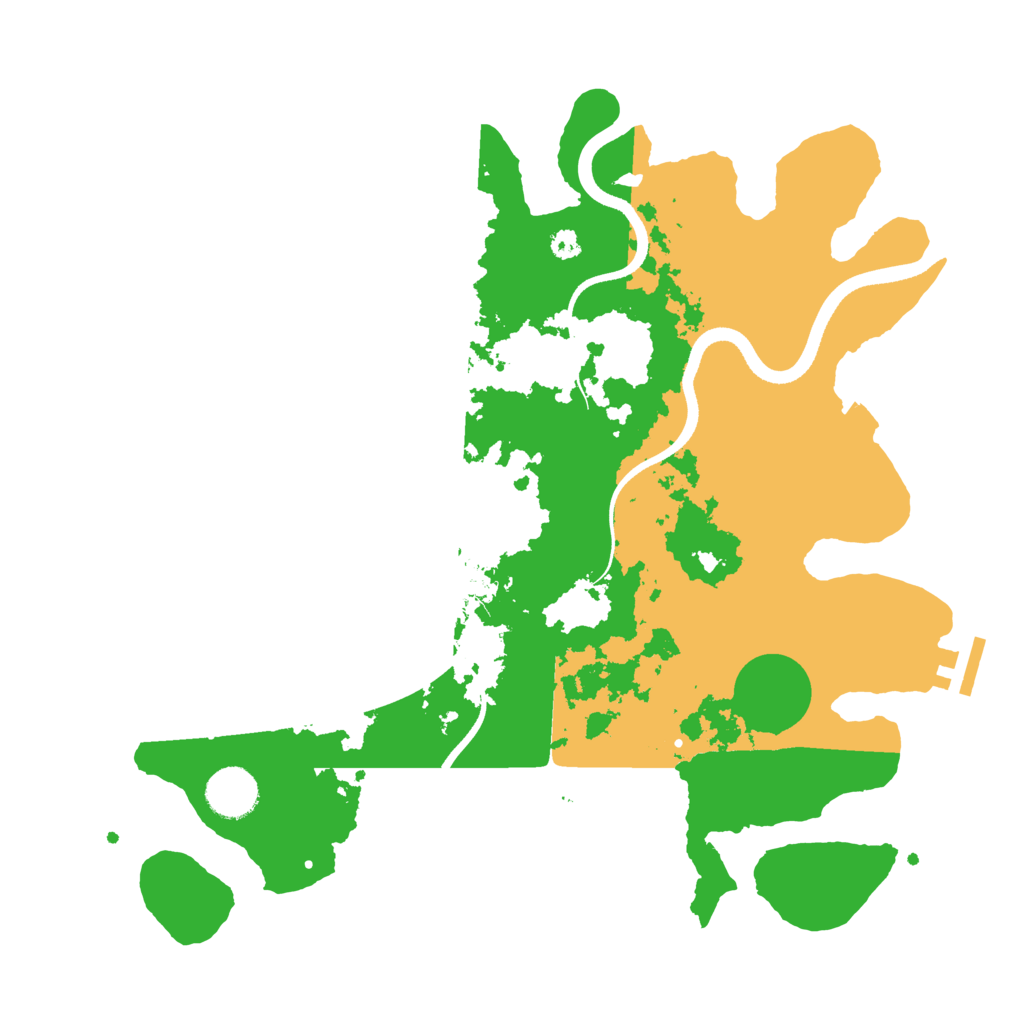 Biome Rust Map: Procedural Map, Size: 3500, Seed: 1168617008