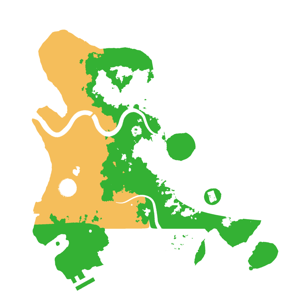 Biome Rust Map: Procedural Map, Size: 3000, Seed: 436979070
