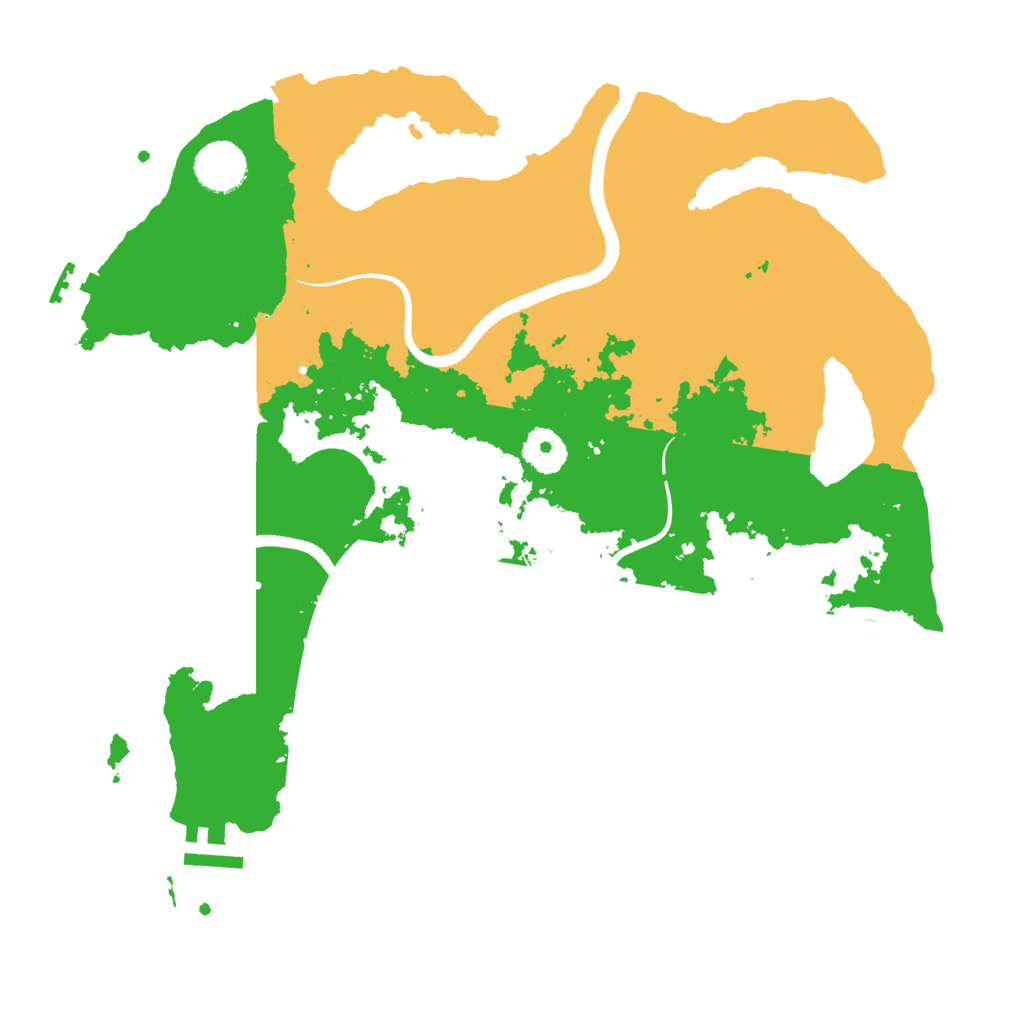 Biome Rust Map: Procedural Map, Size: 3500, Seed: 767878128