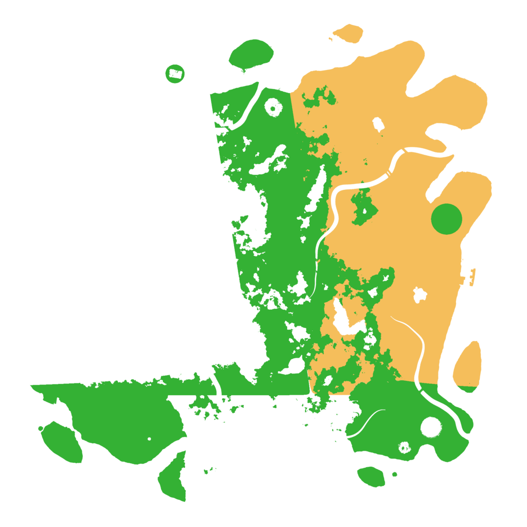 Biome Rust Map: Procedural Map, Size: 4500, Seed: 1629578047