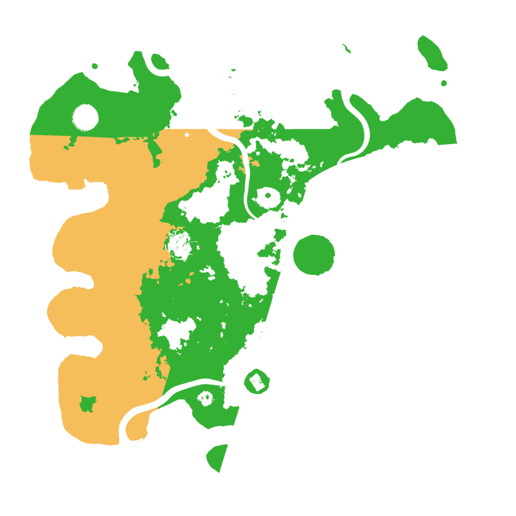 Biome Rust Map: Procedural Map, Size: 3500, Seed: 1423264174