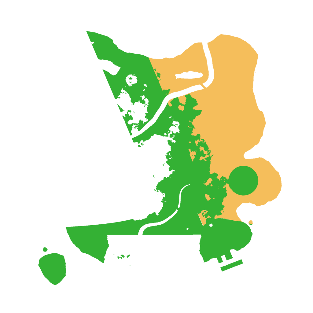 Biome Rust Map: Procedural Map, Size: 2800, Seed: 26144519