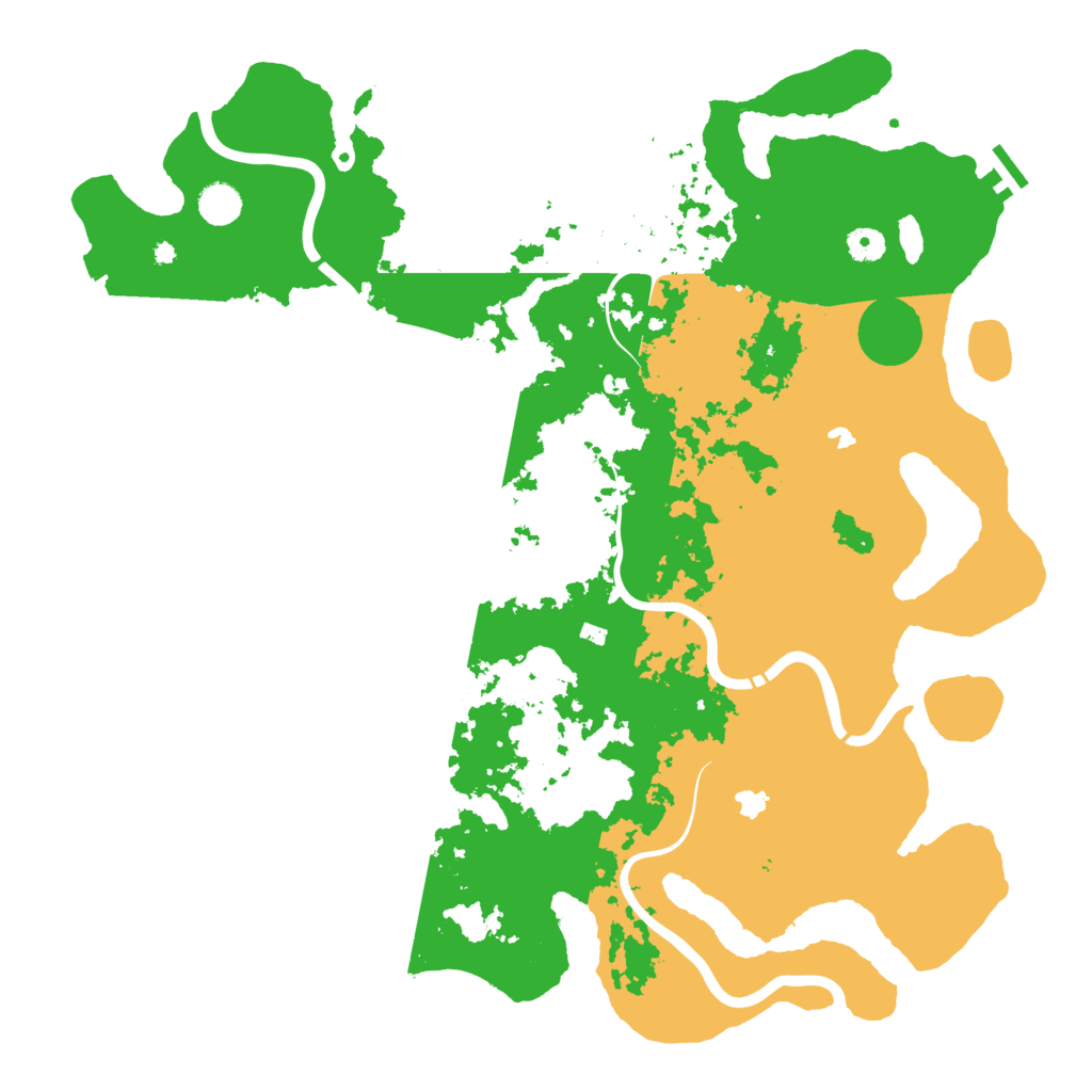 Biome Rust Map: Procedural Map, Size: 4500, Seed: 1353517512