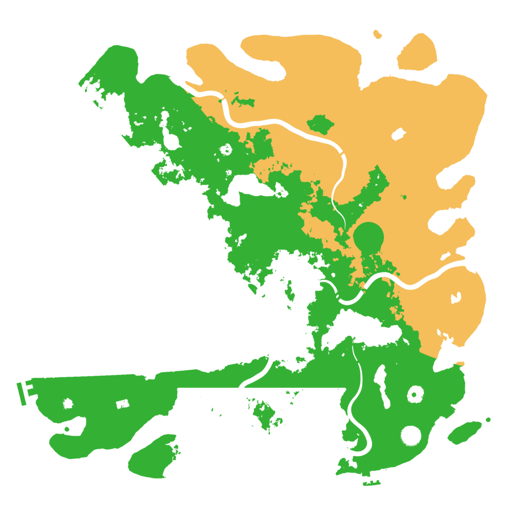 Biome Rust Map: Procedural Map, Size: 4500, Seed: 1287699298