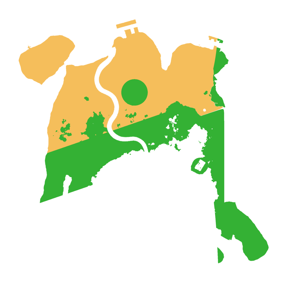 Biome Rust Map: Procedural Map, Size: 3000, Seed: 114861
