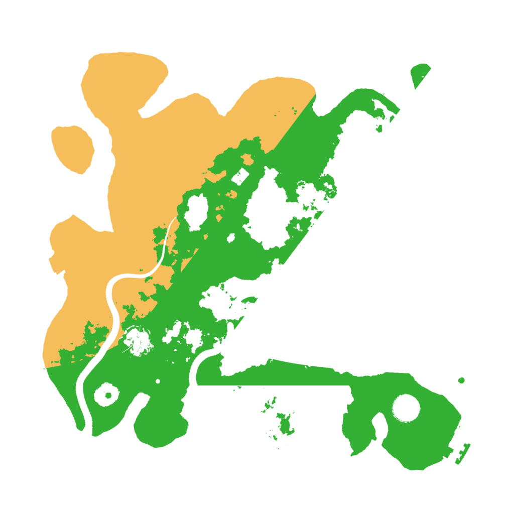 Biome Rust Map: Procedural Map, Size: 3300, Seed: 575487