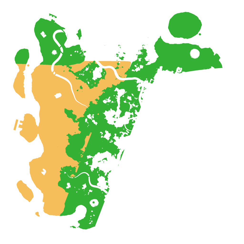Biome Rust Map: Procedural Map, Size: 4500, Seed: 925309295