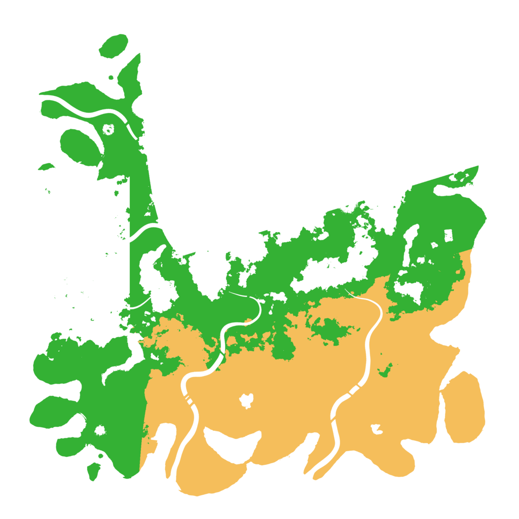 Biome Rust Map: Procedural Map, Size: 4500, Seed: 814215716