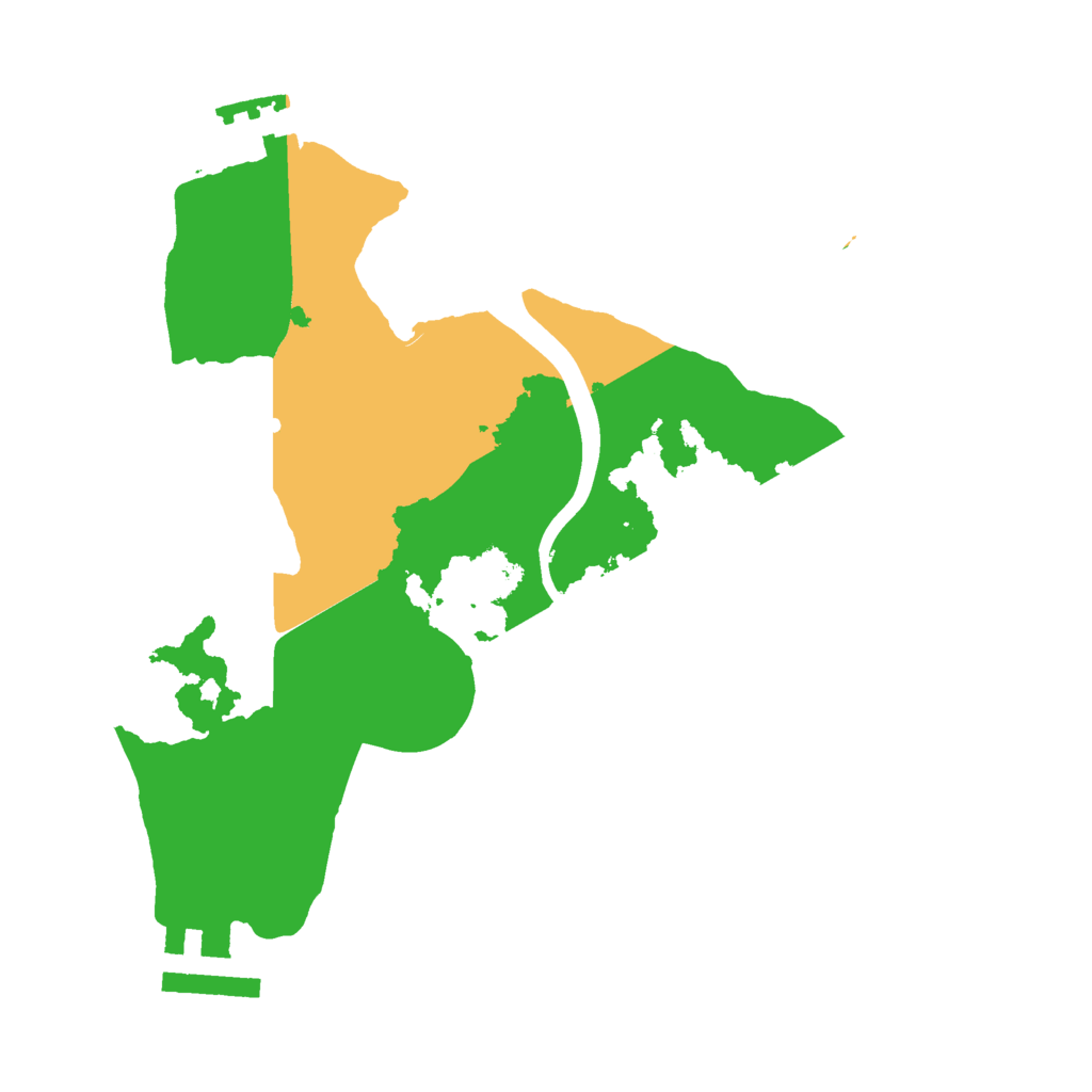 Biome Rust Map: Procedural Map, Size: 2250, Seed: 986083679