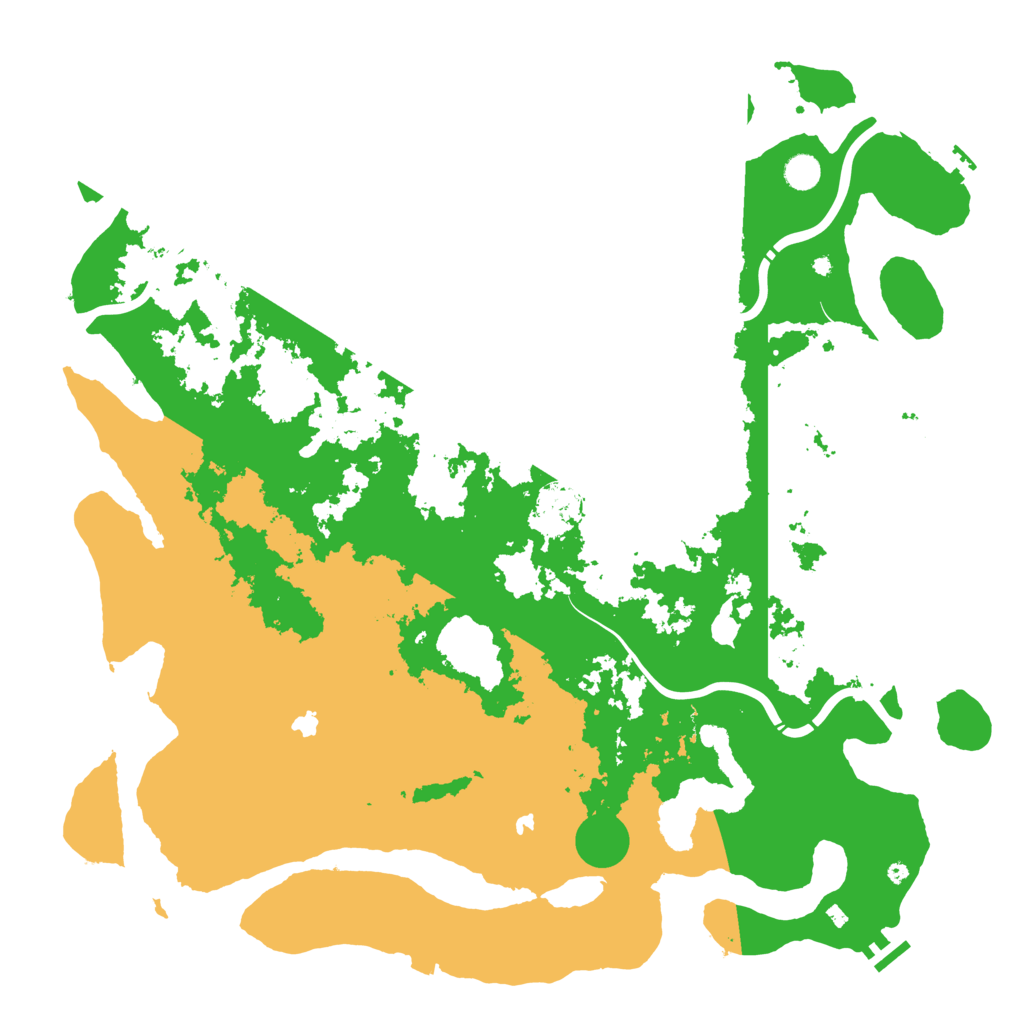Biome Rust Map: Procedural Map, Size: 5000, Seed: 31238014