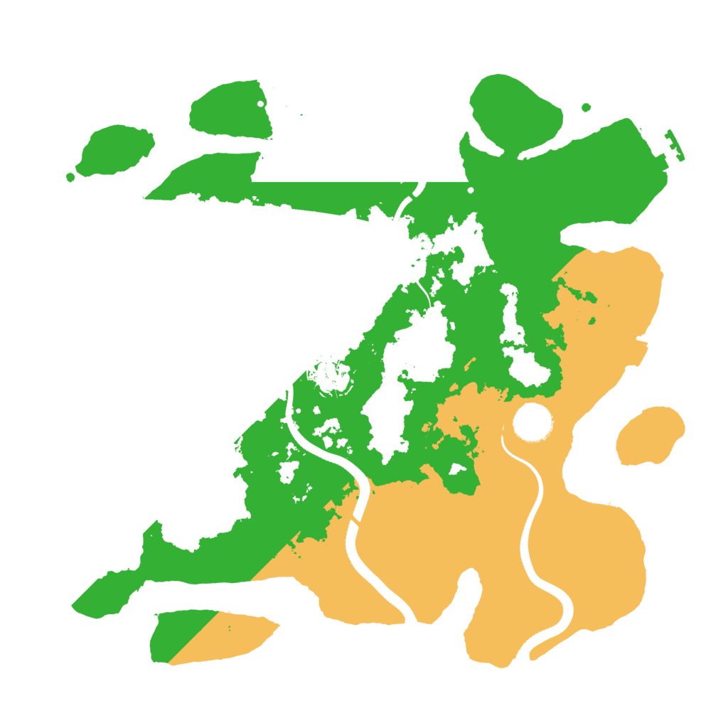 Biome Rust Map: Procedural Map, Size: 3300, Seed: 2062736470