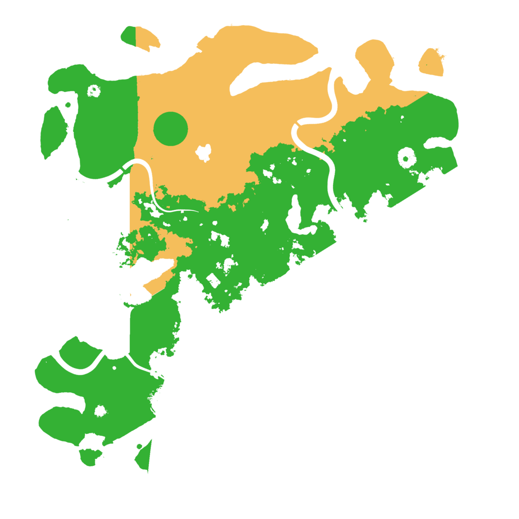 Biome Rust Map: Procedural Map, Size: 4000, Seed: 1535682053