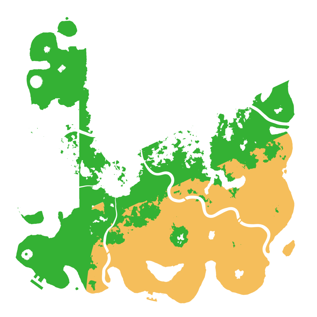 Biome Rust Map: Procedural Map, Size: 4500, Seed: 189662282