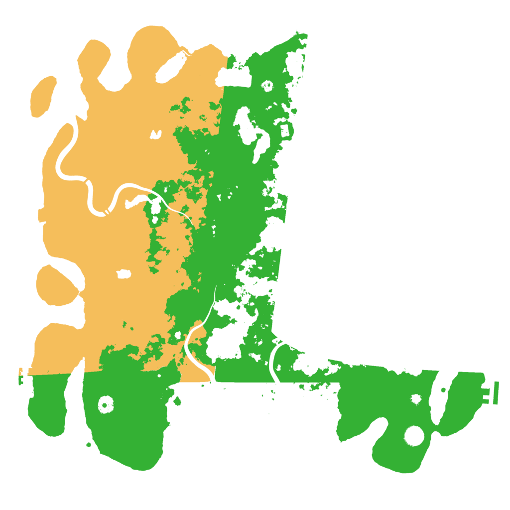 Biome Rust Map: Procedural Map, Size: 4500, Seed: 628730786