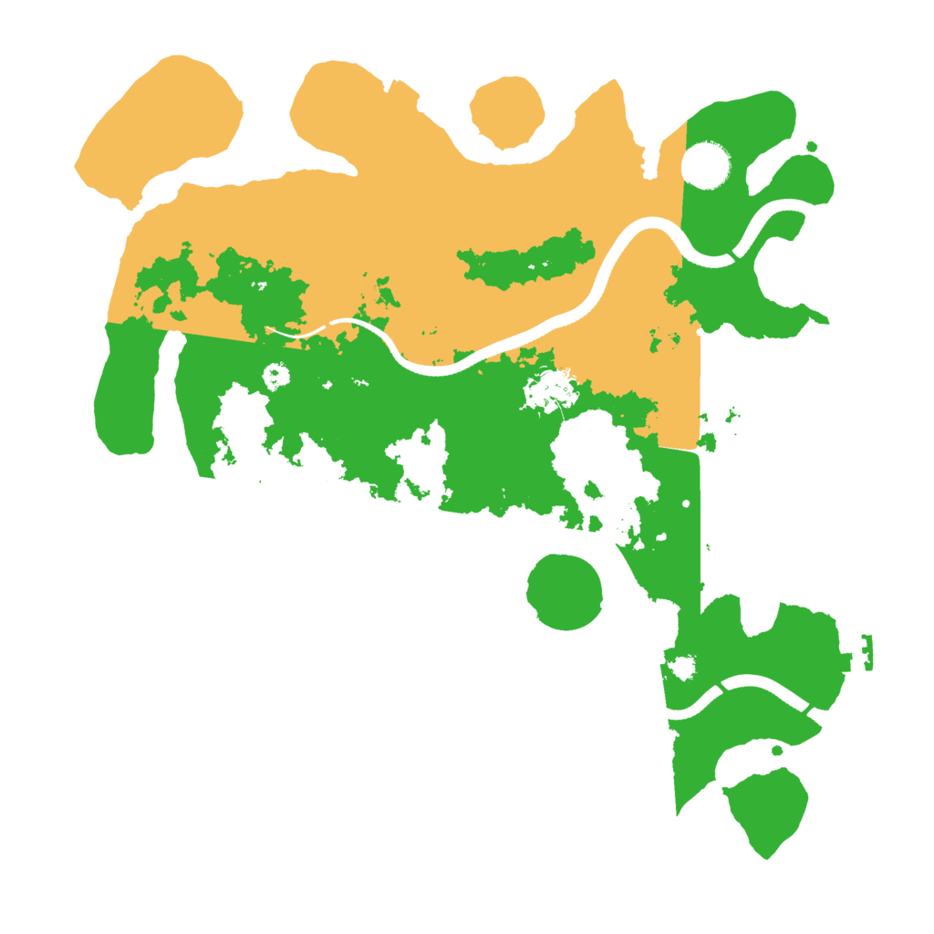 Biome Rust Map: Procedural Map, Size: 3500, Seed: 2119557385