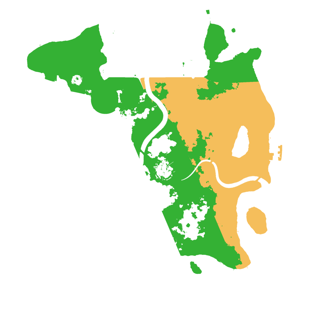 Biome Rust Map: Procedural Map, Size: 3000, Seed: 2762