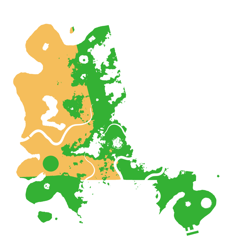 Biome Rust Map: Procedural Map, Size: 4000, Seed: 8256