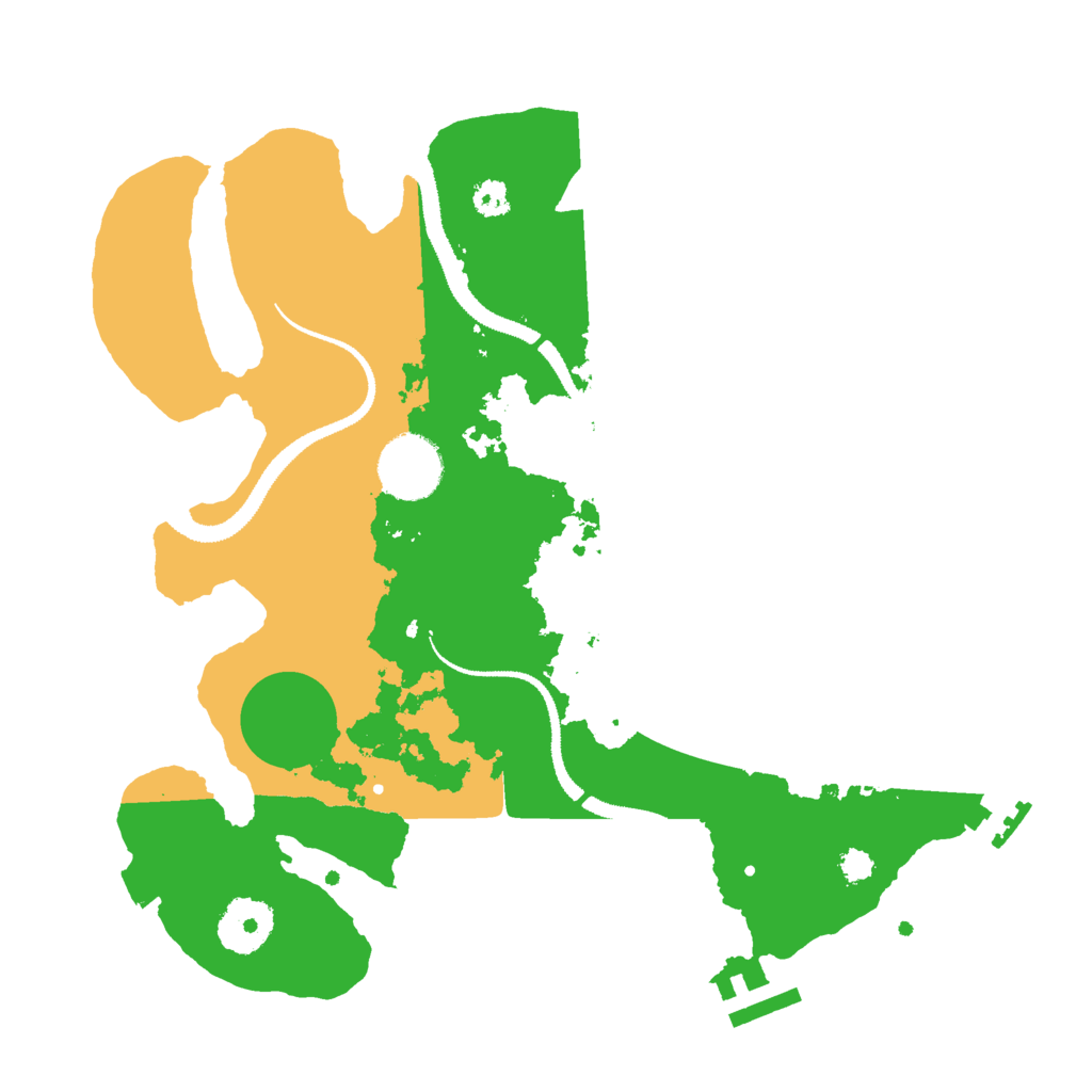 Biome Rust Map: Procedural Map, Size: 3000, Seed: 348680755