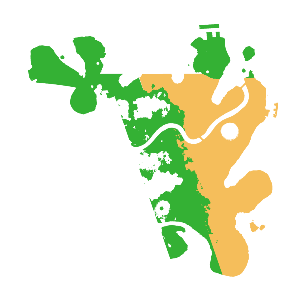 Biome Rust Map: Procedural Map, Size: 3000, Seed: 2115805525