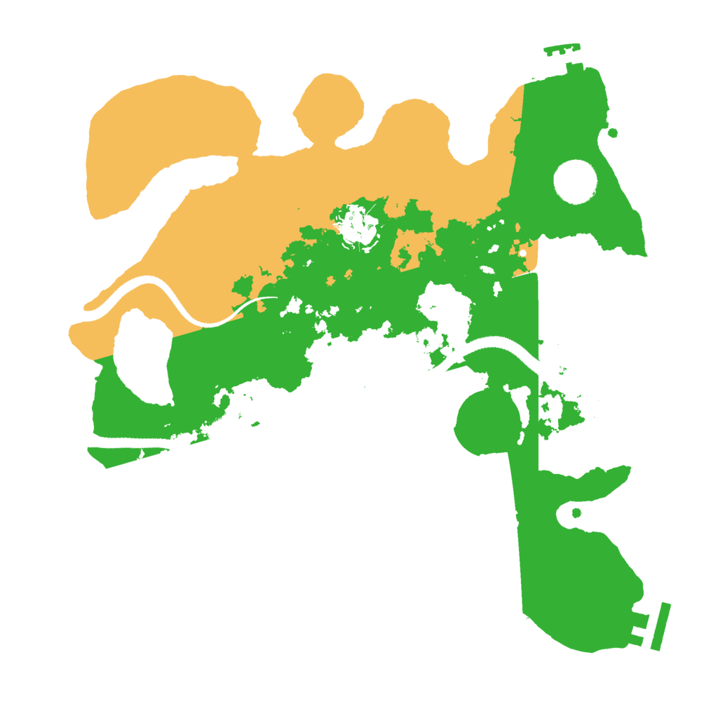 Biome Rust Map: Procedural Map, Size: 3000, Seed: 898643075