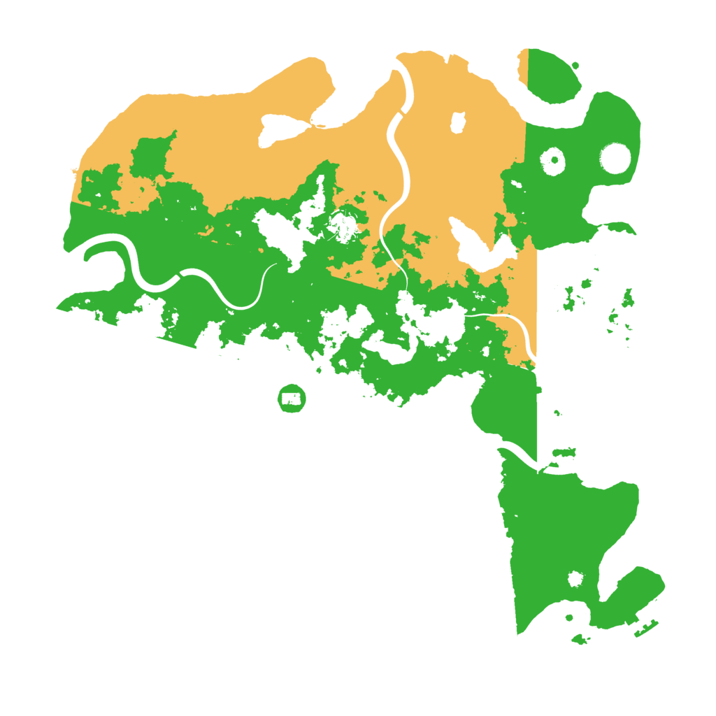 Biome Rust Map: Procedural Map, Size: 4096, Seed: 1874840089